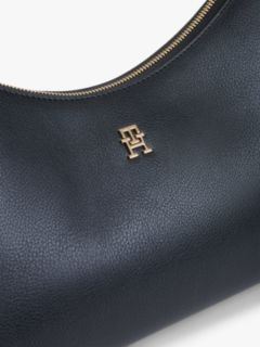 Hilfiger Icon Pebble Grain Shoulder Bag — Black 5