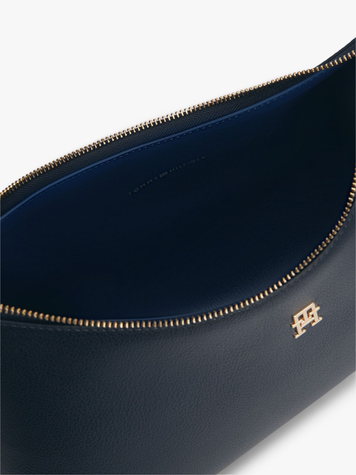Hilfiger Icon Pebble Grain Shoulder Bag — Blue