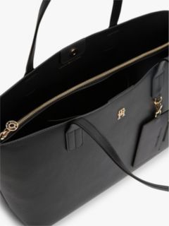 Hilfiger Icon Tote Bag With Detachable Purse — Black 4