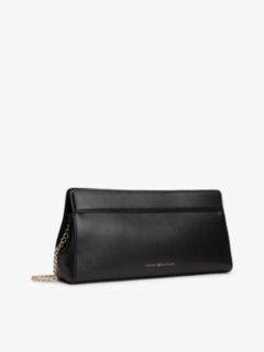 Modern Chain TH Monogram Clasp Clutch — Black 3