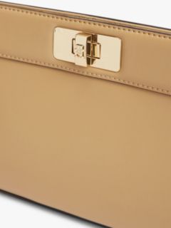 Modern Chain TH Monogram Clasp Clutch — Khaki 5