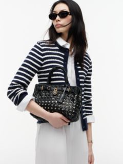 The American Icon Braided Leather Tote Bag — Black 2