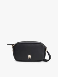 Logo Tape Crossbody Camera Bag — Black 1