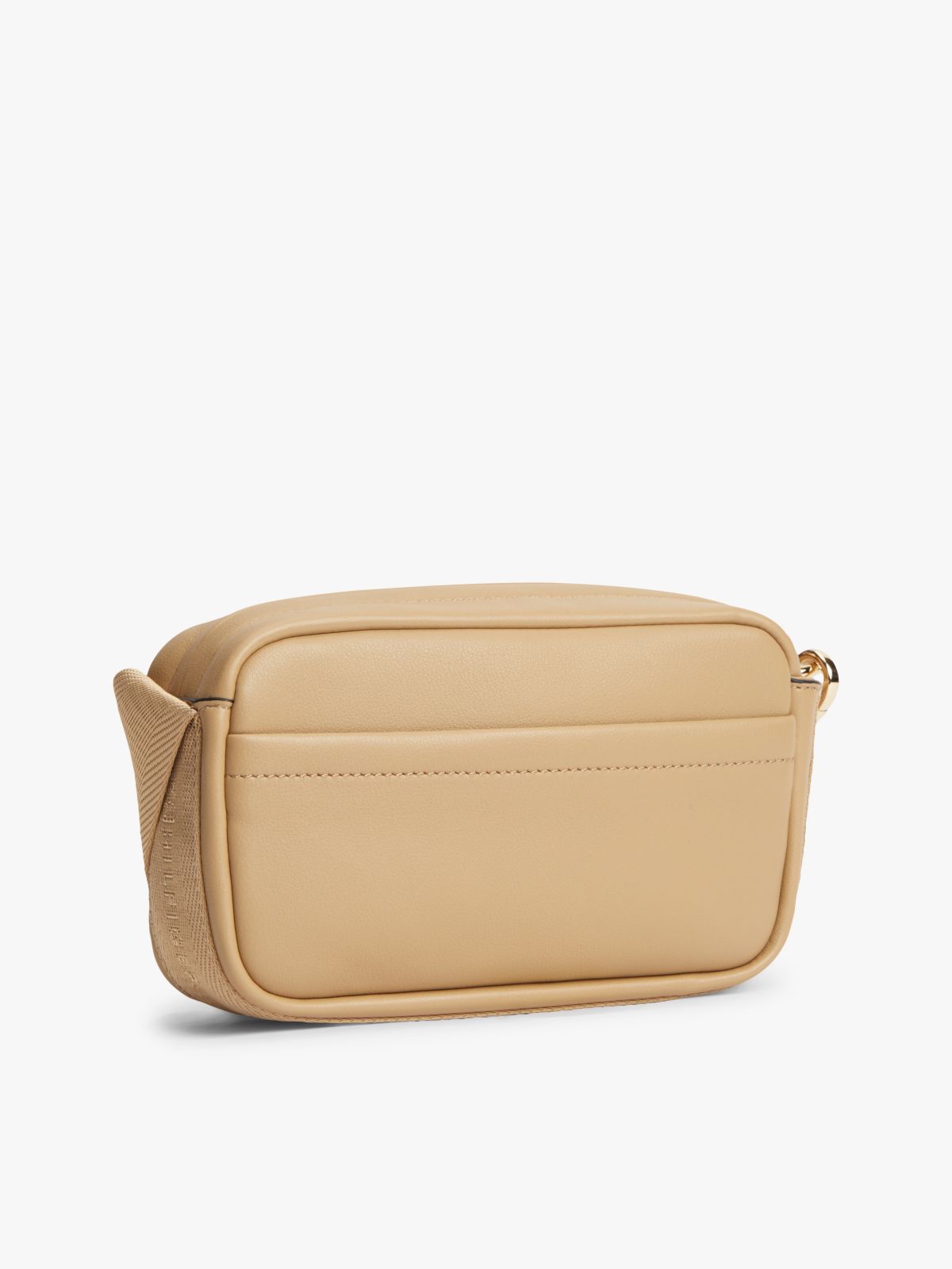 Logo Tape Crossbody Camera Bag — Khaki