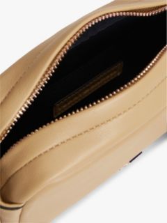 Logo Tape Crossbody Camera Bag — Khaki 4