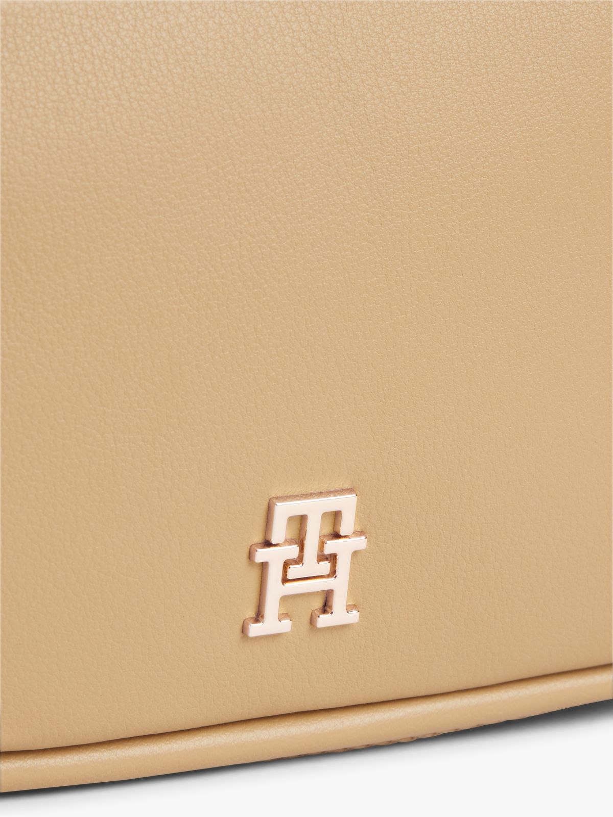 Logo Tape Crossbody Camera Bag — Khaki
