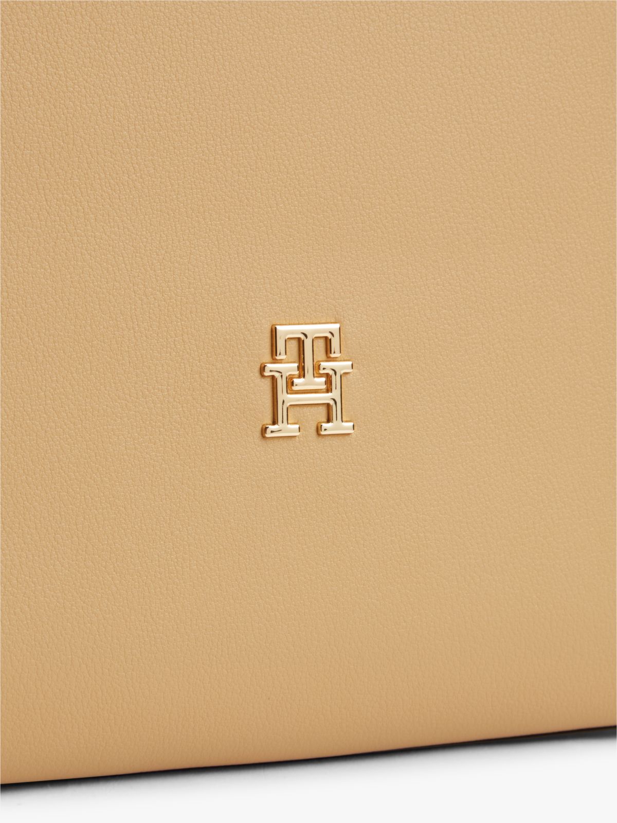 Hilfiger Icon Logo Tape Tote Bag — Khaki