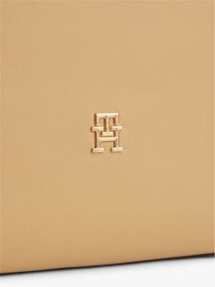 Hilfiger Icon Logo Tape Tote Bag — Khaki 5
