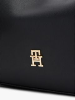TH Monogram Repeat Logo Satchel — Black 5