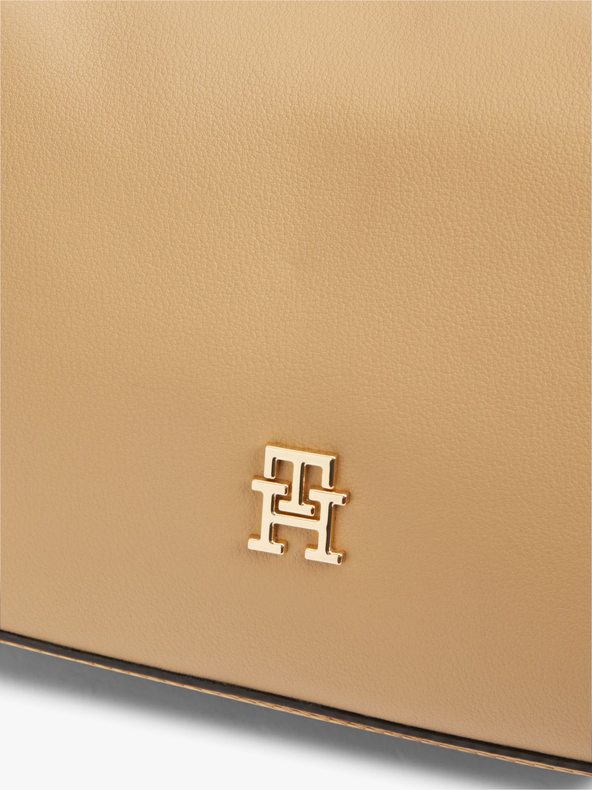TH Monogram Repeat Logo Satchel — Khaki