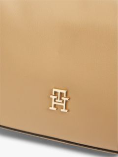 TH Monogram Repeat Logo Satchel — Khaki 5