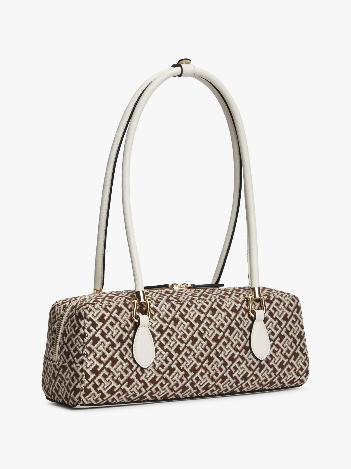 Textile Jacquard Rectangular Shoulder Bag — Multi