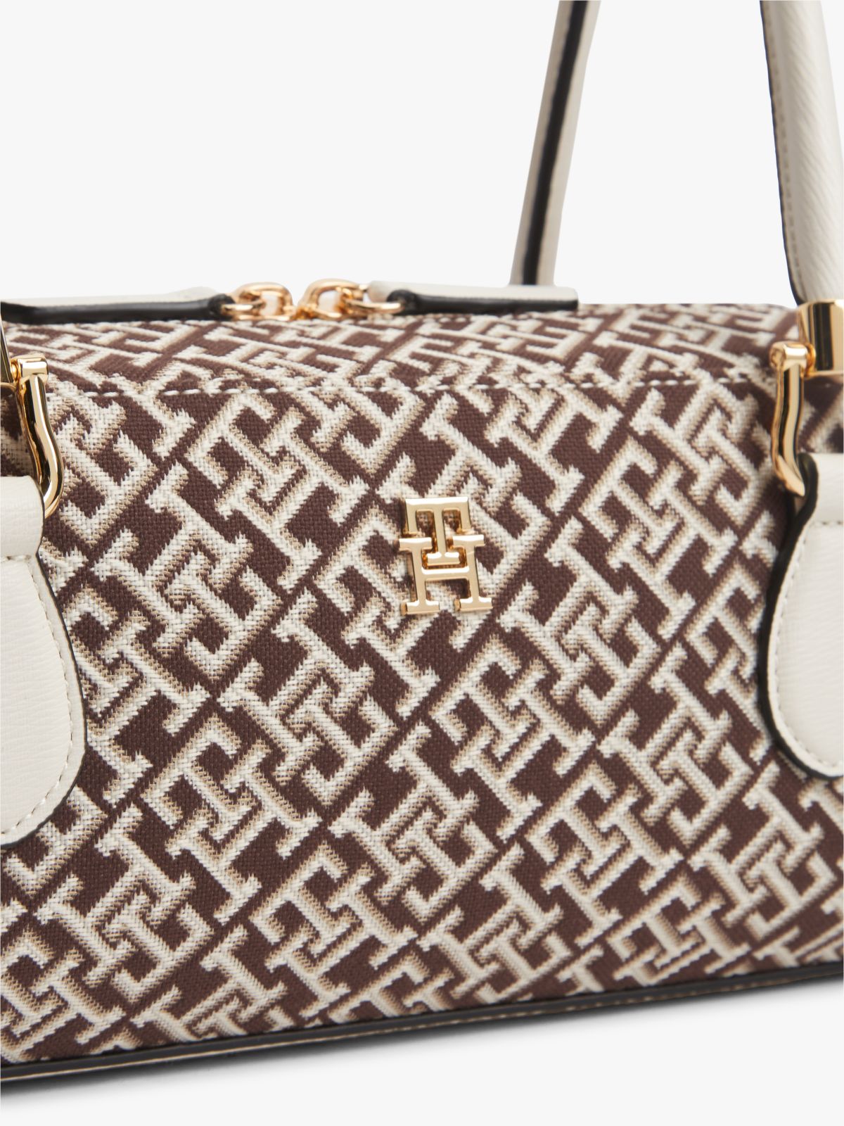 Textile Jacquard Rectangular Shoulder Bag — Multi