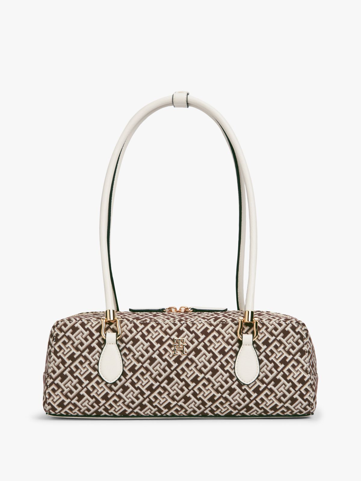 Textile Jacquard Rectangular Shoulder Bag — Multi