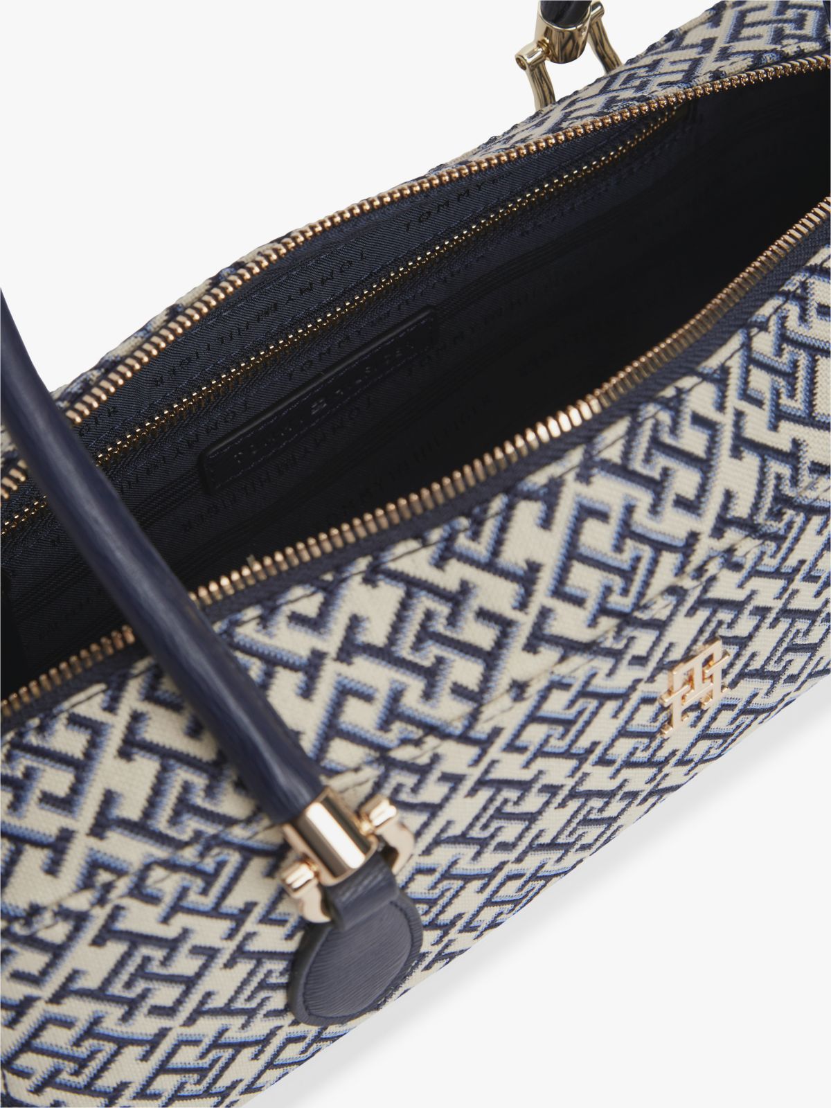 Textile Jacquard Rectangular Shoulder Bag — Multi