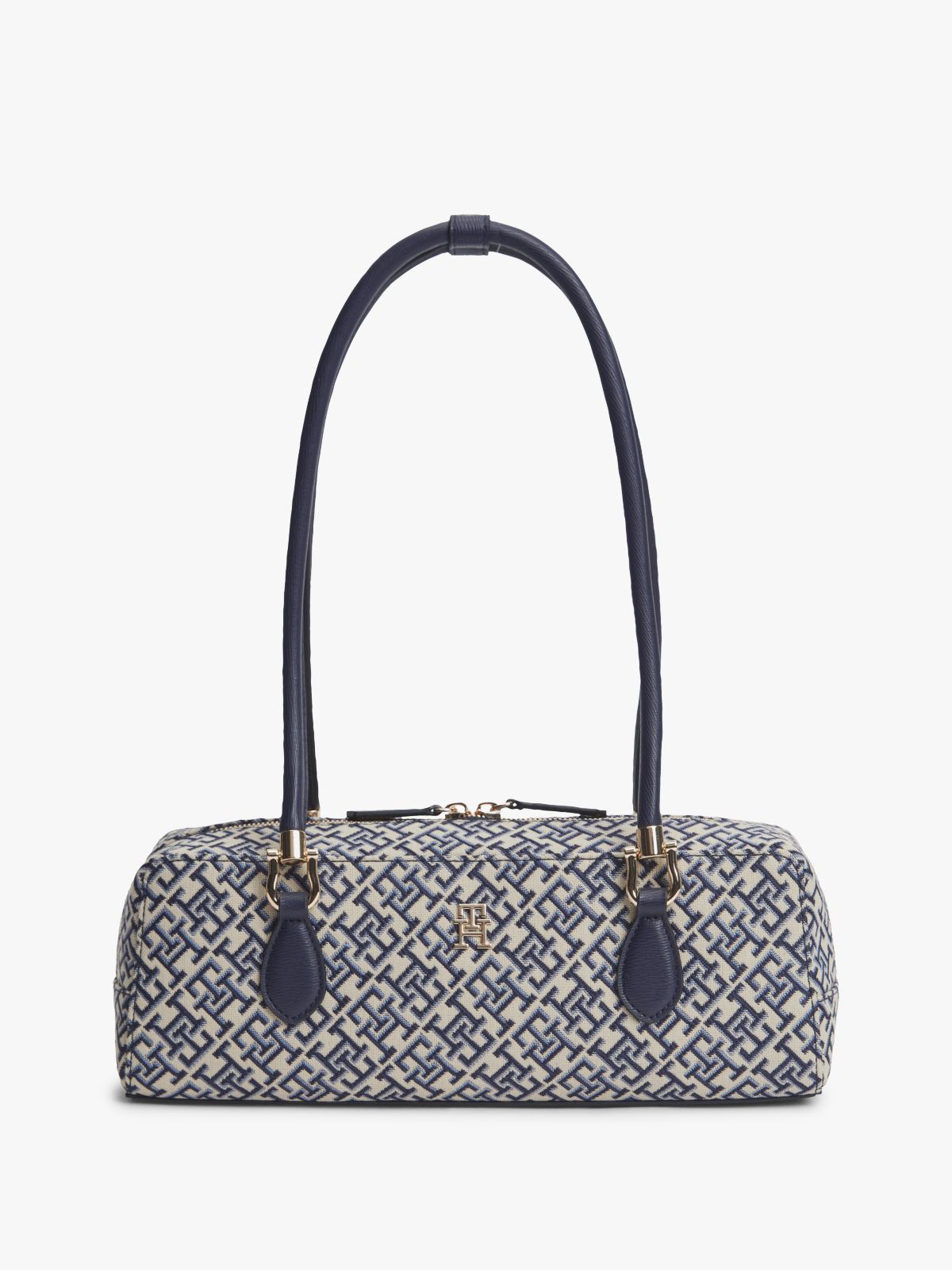 Textile Jacquard Rectangular Shoulder Bag — Multi