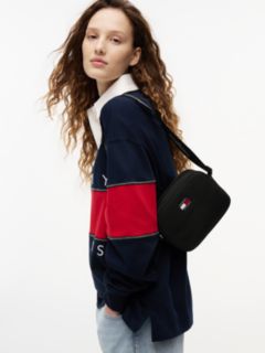 Essential Repeat Logo Crossbody Bag — Black 2