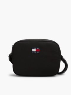 Essential Repeat Logo Crossbody Bag — Black 1