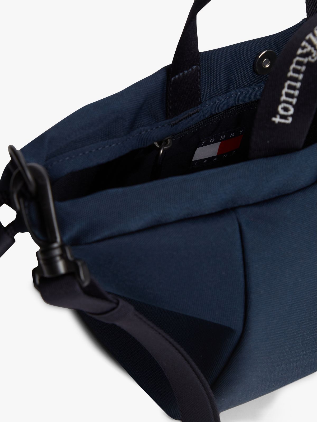 Essential Repeat Logo Crossbody Tote Bag — Blue
