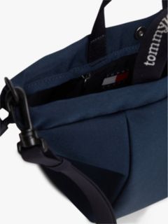 Essential Repeat Logo Crossbody Tote Bag — Blue 4
