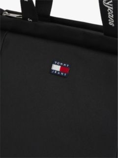 Essential Repeat Logo Tote Bag — Black 5