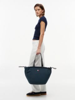 Essential Repeat Logo Tote Bag — Blue 2