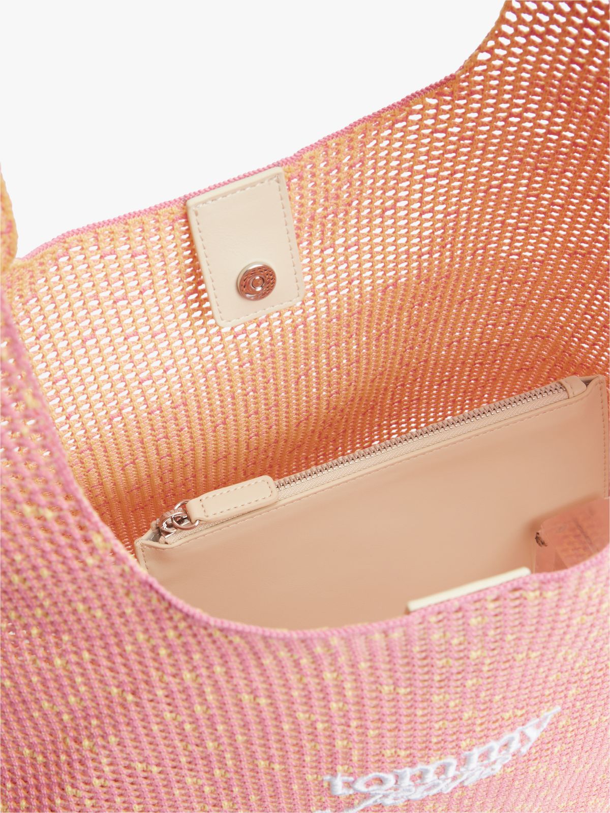Woven Hobo Bag — Pink