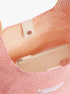 Woven Hobo Bag — Pink 4