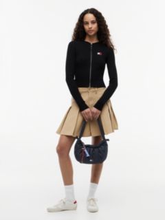 Multi Charm Drawstring Shoulder Bag — Black 2