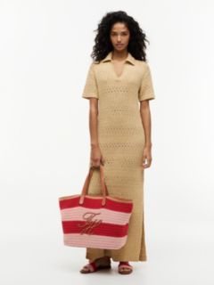 Woven Stripe Logo Appliqué Tote Bag — Multi 2