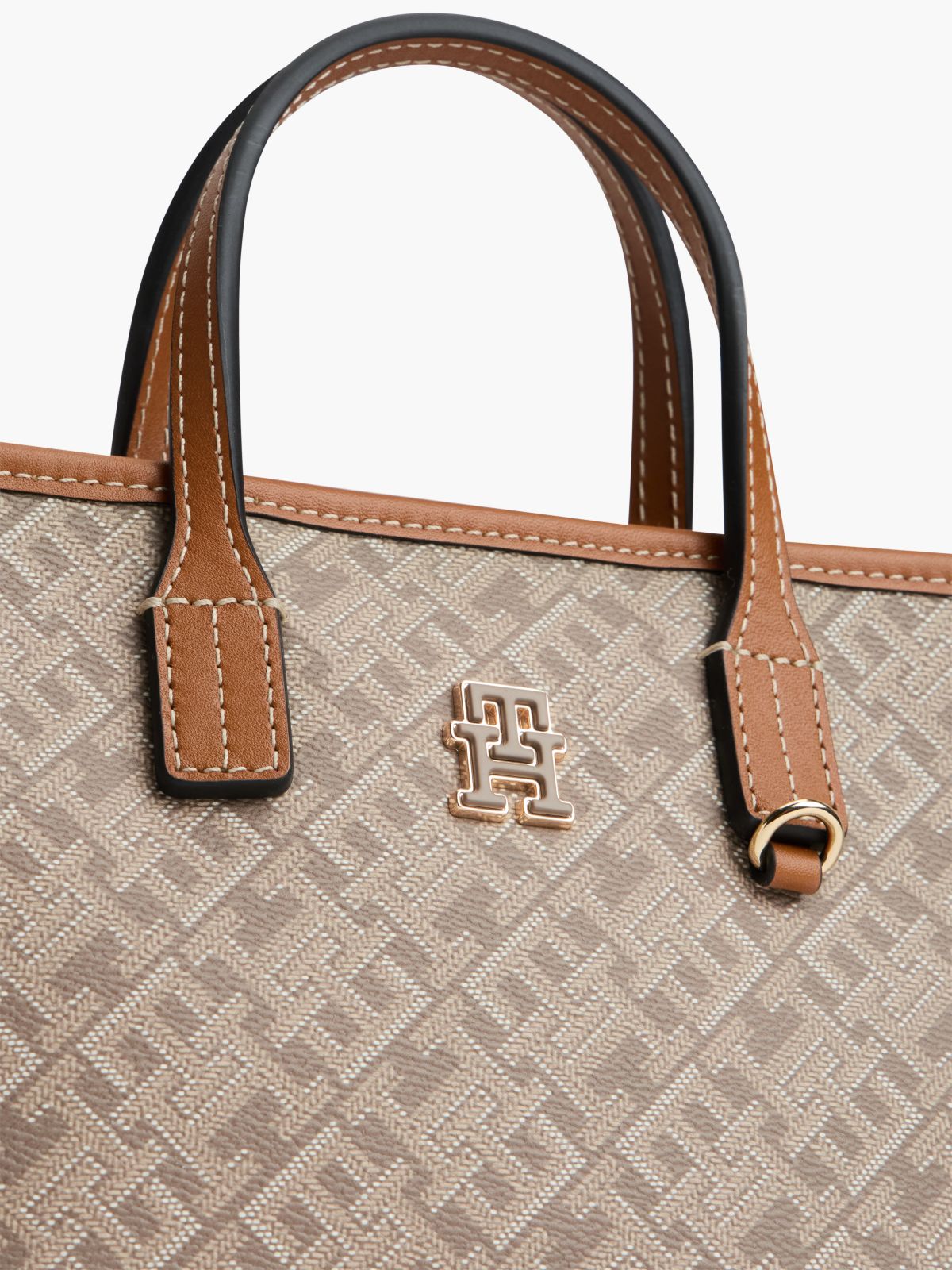 TH Monoplay Crossbody Tote Bag — Khaki