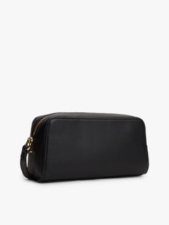 TH Monogram Textured Crossbody Camera Bag — Black 3