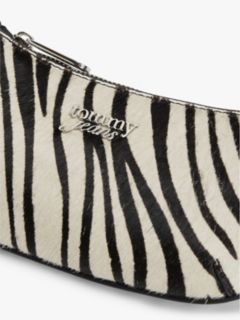 Zebra Print Chain Strap Logo Wallet — Multi 3