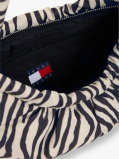 Zebra Print Multi Charm Shoulder Bag — Multi 4