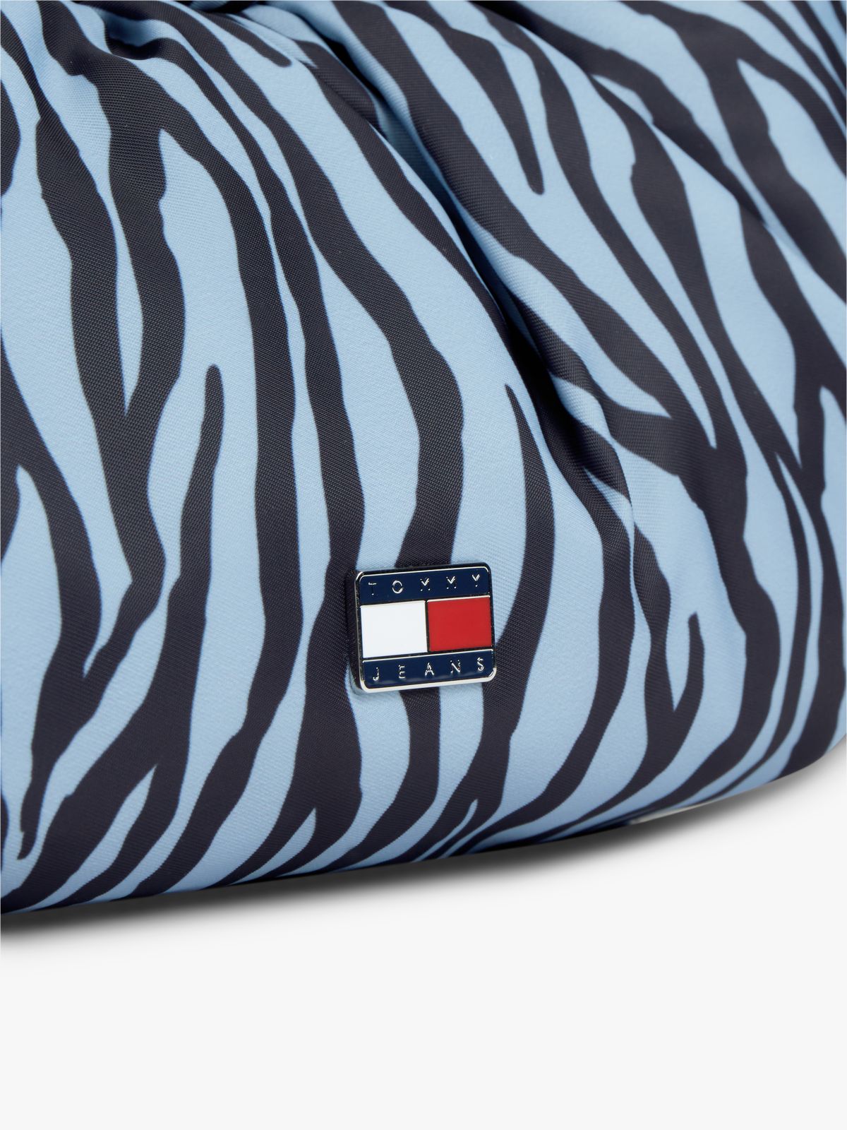 Zebra Print Multi Charm Shoulder Bag — Multi