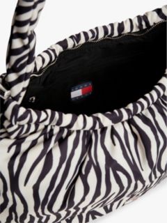 Zebra Print Multi Charm Hobo Bag — Multi 4