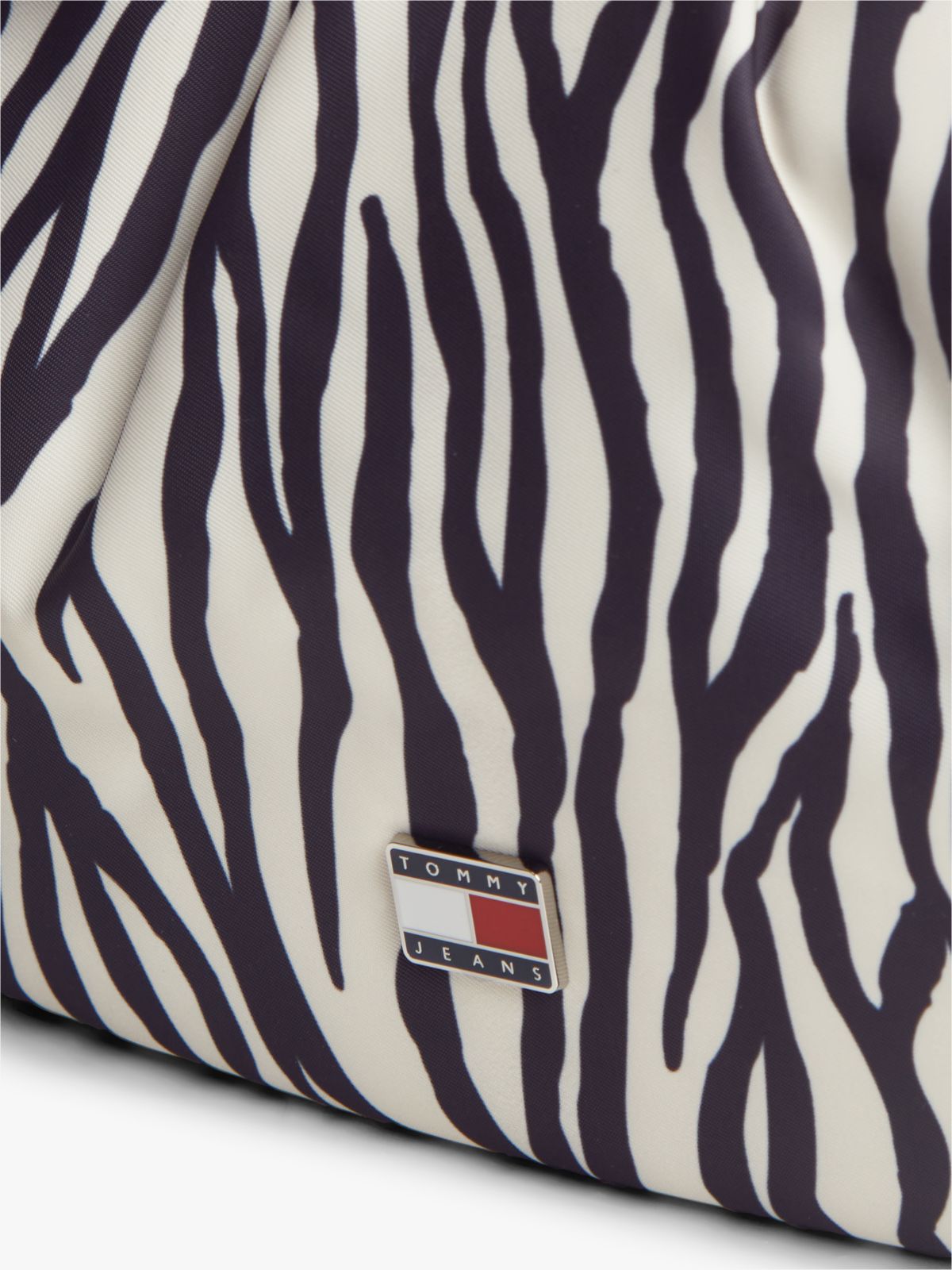 Zebra Print Multi Charm Hobo Bag — Multi