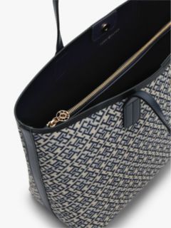 Hilfiger Icon TH Monogram Jacquard Tote Bag — Blue 4