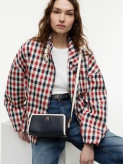 Colour-Blocked TH Monogram Crossbody Camera Bag — Blue 2