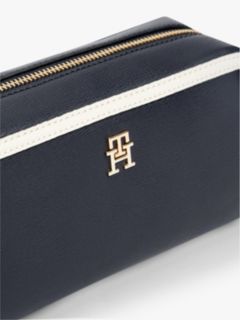 Colour-Blocked TH Monogram Crossbody Camera Bag — Blue 5