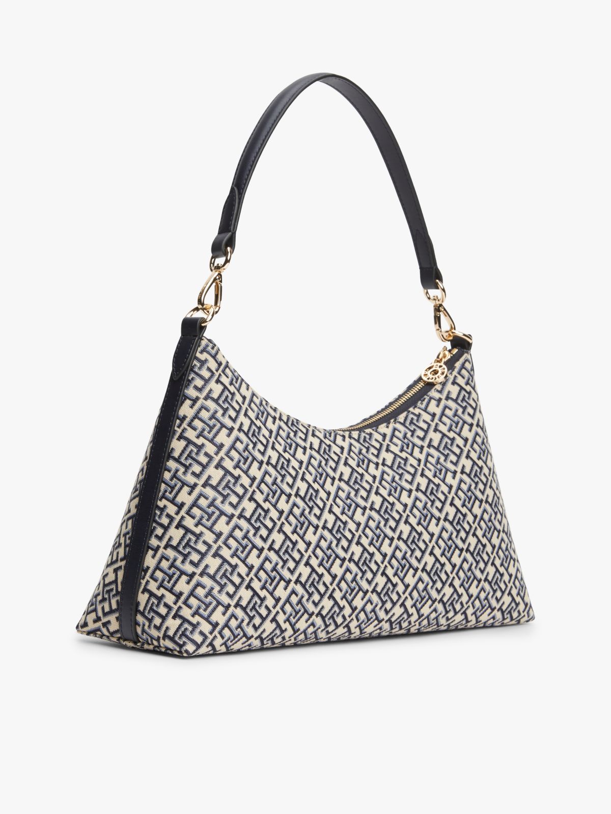 Hilfiger Icon Jacquard Shoulder Bag — Blue