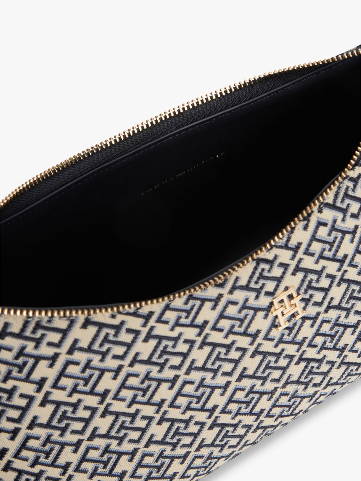 Hilfiger Icon Jacquard Shoulder Bag — Blue