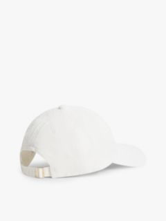 Chic TH Monogram Washed Baseball Cap — White 2