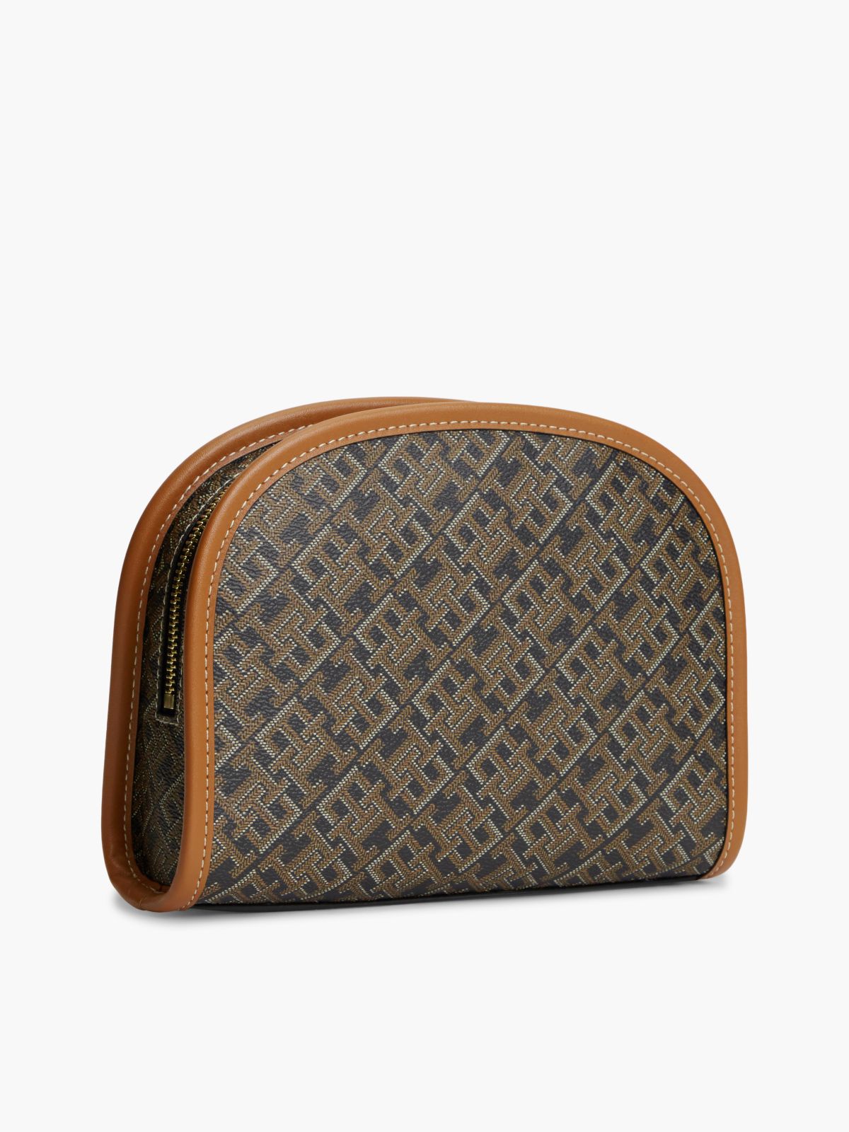 Hilfiger Icon TH Monogram Print Washbag — Black
