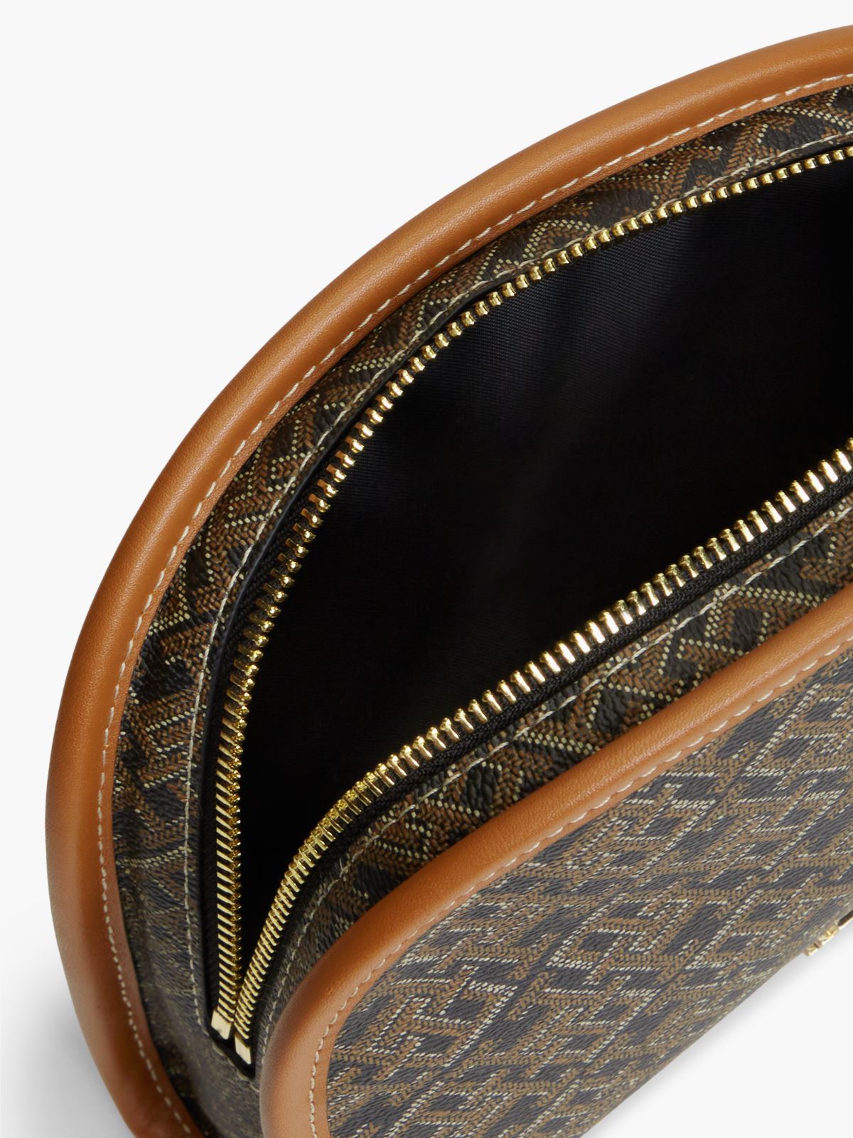 Hilfiger Icon TH Monogram Print Washbag — Black