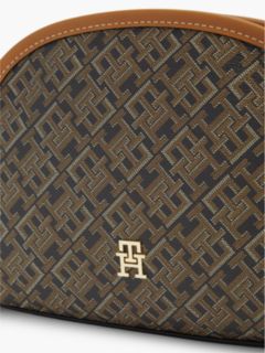 Hilfiger Icon TH Monogram Print Washbag — Black 4