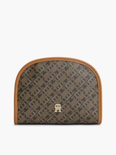 Hilfiger Icon TH Monogram Print Washbag — Black 1
