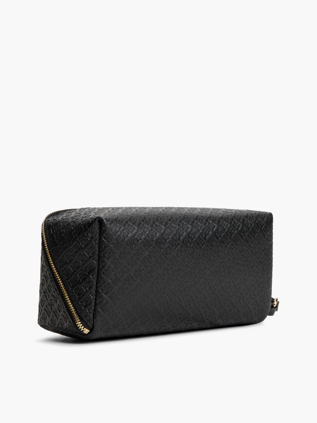 Hilfiger Icon Debossed Washbag — Black