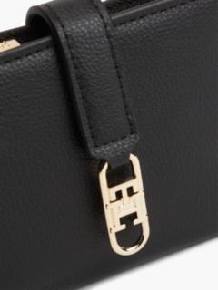 TH Monogram Plaque Bifold Wallet — Black 3