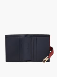 TH Monogram Plaque Bifold Wallet — Red 3